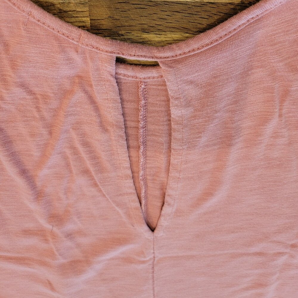 J. Crew Drapey  Dusty Begonia Pink With Silky Hem Tank Top - Picture 5 of 11